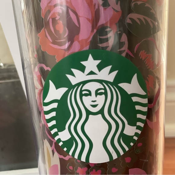 🎁 RARE Ban.do & Starbucks Tumbler with PINK Straw - Picture 3 of 7